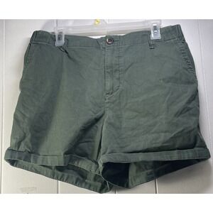 Old Navy Khaki Shorts Womens Everyday Casual Olive Green Size Large Camping‎